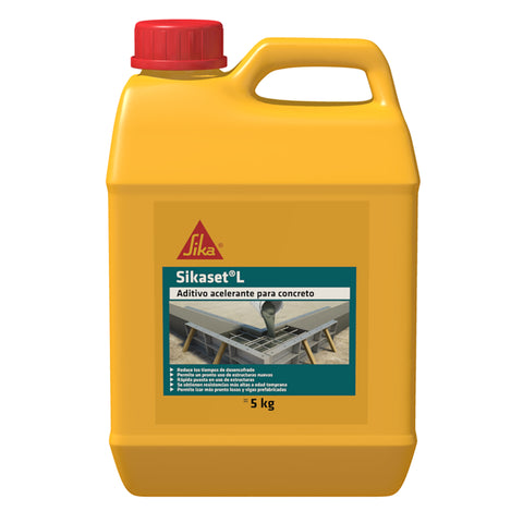 Sikaset® L, ADITIVO ACELERANTE DE FRAGUADO Y DE RESISTENCIAS.