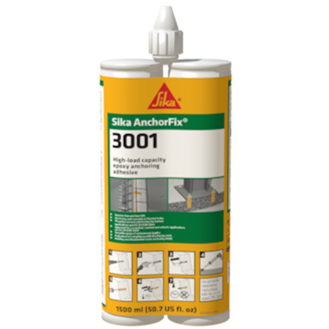 Sika AnchorFix®-3001 Adhesivo Epoxico Bicomponente de alto desempeño