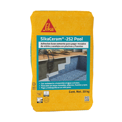 SikaCeram®-252 Pool Blanco, 20 KG