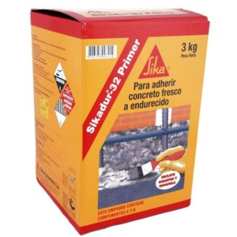 Sikadur®-32 Primer 3 KG Adhesivo Estructural fresco con Hormigon Endurecido