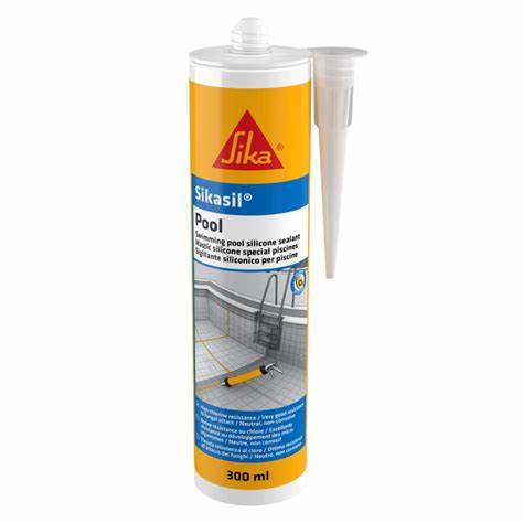 Sikasil® Pool, Sellador de Silicona para Piscinas y Zonas Humedas