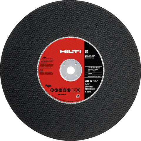 Disco Abrasivo AC-D ST UP 14" x 3/32"
